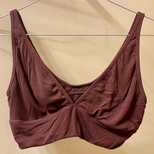 PARADE | Vintage Rib Plunge Scoop Back Bralette | Lush Rib (Pony)